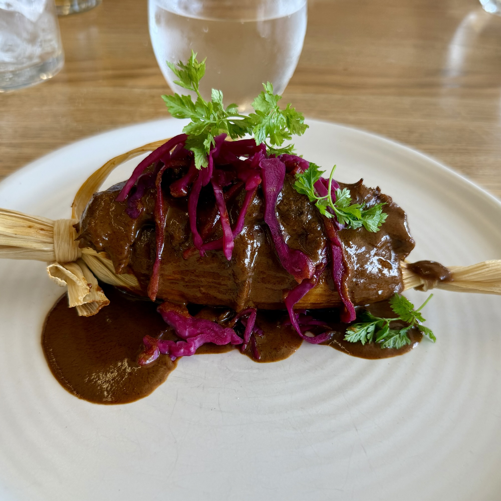 Fridas Mole – Short Rib Tamal